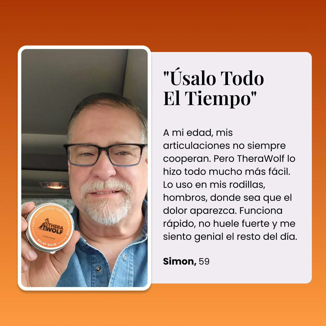 Alivio natural que le permite volver a sentirse como antes